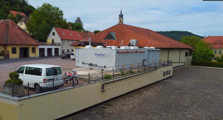 FBBR ClearFox traitement eaux us&eacute;es vignoble allemand solution conteneuris&eacute;e PPU